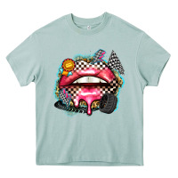 Arona race lips Heavy Core Tee - Zillion Design Studio