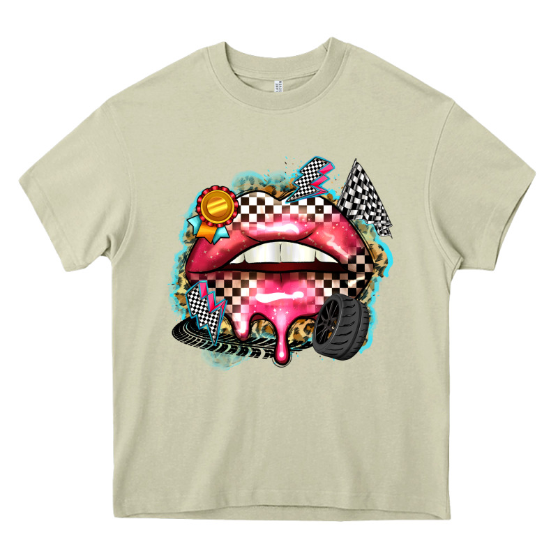 Race Lips Heavy Core Tee by Zillion Design Studio | Teevron