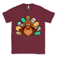Burgundy thanksgiving turkey Classic Tee - Jasminsmagicworld