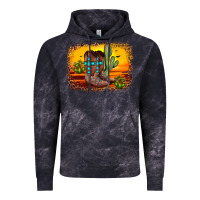 Cloud Black cross sunset backgraund Vintage Hoodie - JahusDesignShop