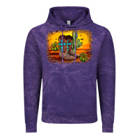 Cloud Purple cross sunset backgraund Vintage Hoodie - JahusDesignShop