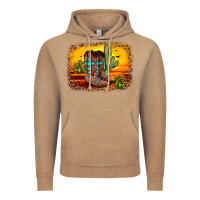 Vintage Coffee cross sunset backgraund Vintage Hoodie - JahusDesignShop
