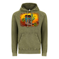 Vintage Olive cross sunset backgraund Vintage Hoodie - JahusDesignShop