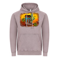 Vintage Zinc cross sunset backgraund Vintage Hoodie - JahusDesignShop