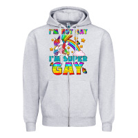 Heather Grey LGBTQ I'm Not Gay I'm Super Gay Zipper Hoodie - BundleAndBundleShop