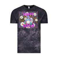 Cloud Black easter happy easter gnomes bunny daisys Vintage Tee - Artiststas