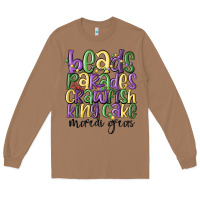 Toasted Coconut beads parades crawfish king cake mardi gras Long Sleeve Tee - MaliasSmallBusiness
