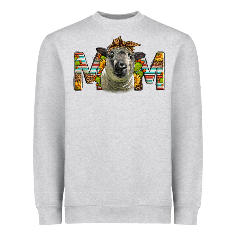 Western Hampshire Sheep Mom Heavyweight Sweatshirt by LillyAllenDesigns | Teevron