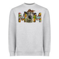 Heather Grey Western Hampshire Sheep Mom Heavyweight Sweatshirt - LillyAllenDesigns