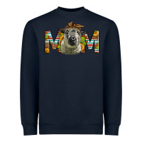 Navy Western Hampshire Sheep Mom Heavyweight Sweatshirt - LillyAllenDesigns