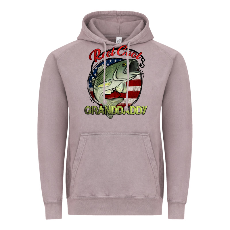 Reel Cool Granddaddy Fishing Vintage Hoodie by Jasminsmagicworld | Teevron