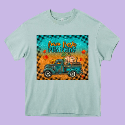 Farm Fresh Pumpkins Tumbler Heavy Core Tee Designed By Ranaportraitstore