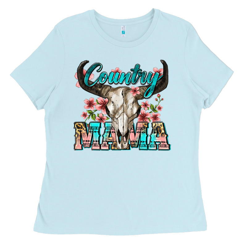Country Mama Ladies Tee by Zillion Design Studio | Teevron