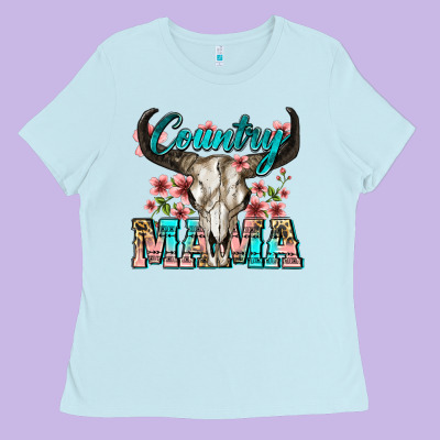 Country Mama Ladies Tee Designed By Zillion Design Studio
