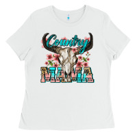 White country mama Ladies Tee - Zillion Design Studio
