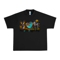 Black Peace Love Suffolk Sheep Urban Heavy Tee - LillyAllenDesigns