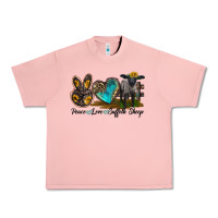Peace Love Suffolk Sheep Urban Heavy Tee | Teevron