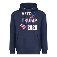 Navy Veto Trump 2020 Heavyweight Hoodie - Bettercallsaul
