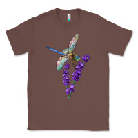 Chestnut Dragonfly With Lavender Classic Tee - LillyAllenDesigns