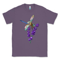 Lavender Dragonfly With Lavender Classic Tee - LillyAllenDesigns