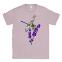 Lilac Dragonfly With Lavender Classic Tee - LillyAllenDesigns