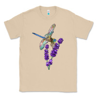 Mushroom Dragonfly With Lavender Classic Tee - LillyAllenDesigns
