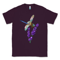 Plum Dragonfly With Lavender Classic Tee - LillyAllenDesigns