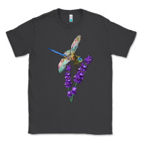 Smoke Dragonfly With Lavender Classic Tee - LillyAllenDesigns