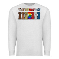 Oatmeal Heather Togetherwerise Premium Sweatshirt - Bettercallsaul