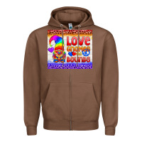 Chestnut LGBTQ+ Love Gnomes No Bounds Tumbler Zipper Hoodie - BundleAndBundleShop