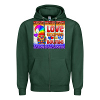 Sports Green LGBTQ+ Love Gnomes No Bounds Tumbler Zipper Hoodie - BundleAndBundleShop