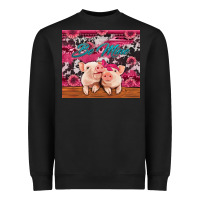 Black be mine valentine's day pigs Heavyweight Sweatshirt - Jasminsmagicworld