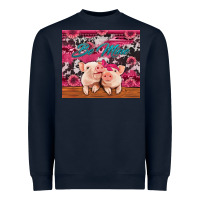 Be Mine Valentine's Day Pigs Heavyweight Sweatshirt | Teevron