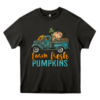 Asphalt farm fresh pumpkins truck Heavy Core Tee - RanaPortraitStore