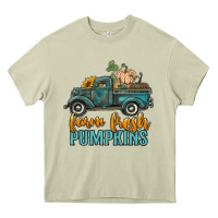 Mossy farm fresh pumpkins truck Heavy Core Tee - RanaPortraitStore
