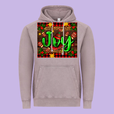 Joy With Gloves For Christmas Vintage Hoodie Designed By Adodesignshop