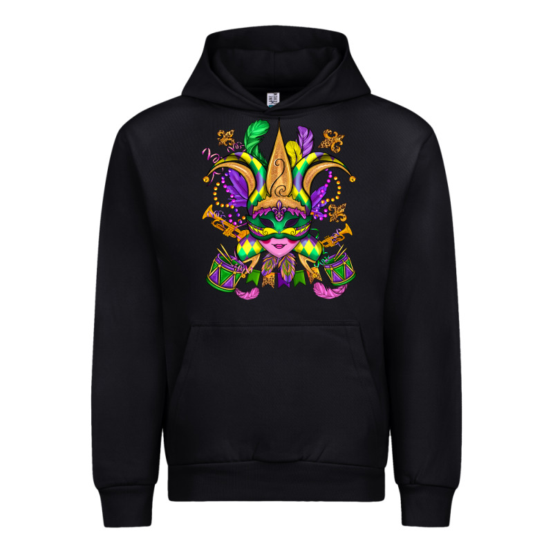 Mardi Gras Mask Urban Hoodie by OliviaCreatesArt | Teevron