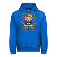Cobalt mardi gras mask Urban Hoodie - OliviaCreatesArt