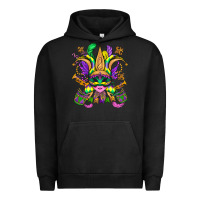 Pigment Black mardi gras mask Urban Hoodie - OliviaCreatesArt