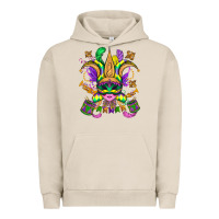 Pigment French Oak mardi gras mask Urban Hoodie - OliviaCreatesArt