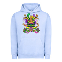 Pigment Grape Ice mardi gras mask Urban Hoodie - OliviaCreatesArt