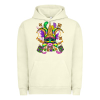 Pigment Pistachio mardi gras mask Urban Hoodie - OliviaCreatesArt