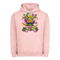 Pigment Salmon mardi gras mask Urban Hoodie - OliviaCreatesArt