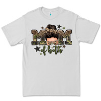 Dove Grey mom of both boys messy bun Premium Tee - Zillion Design Studio