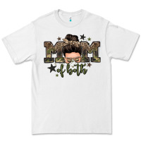 White mom of both boys messy bun Premium Tee - Zillion Design Studio