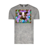 Cloud Rock easter cow eggs flowers daisys Vintage Tee - Artiststas