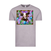 Vintage Zinc easter cow eggs flowers daisys Vintage Tee - Artiststas