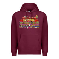 Burgundy Mexican Mom Premium Hoodie - NancyCooperArtShop