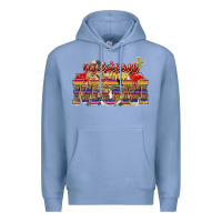Colony Blue Mexican Mom Premium Hoodie - NancyCooperArtShop