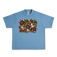 Pebble Blue football background Urban Heavy Tee - BarkalooDesign